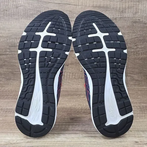 Asics Gel Excite 7 Women's Sz 8.5 Magnetic Blue Orange Running Shoes (1012A562) - Picture 8 of 9